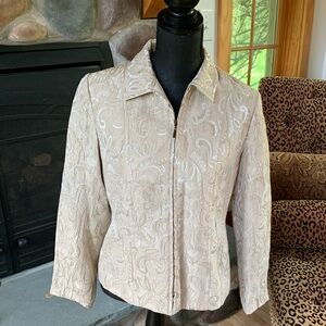Vintage Laura Ashley brocade jacket Size Petite Medium